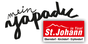 Logo of St. Johann in Tirol with the Villages of Oberndorf, Kirchdorf and Erpfendorf.