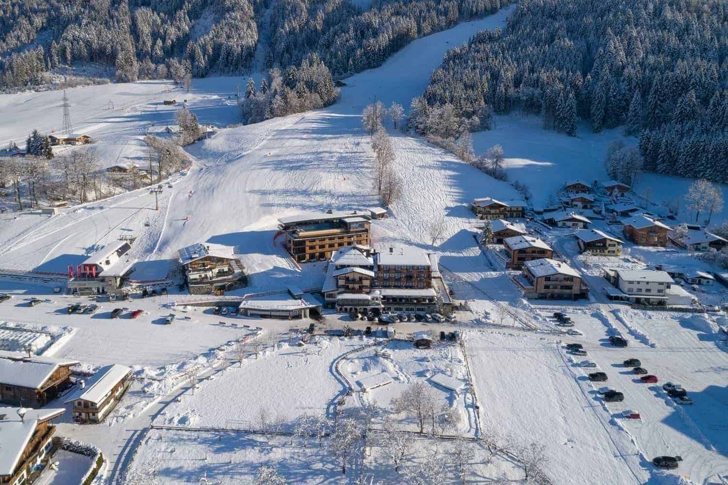 Hotel Penzinghof winter landscape
