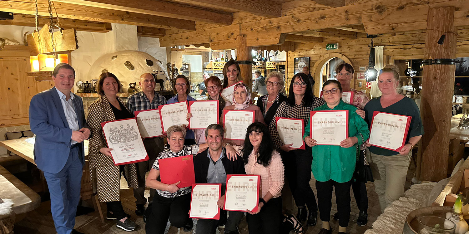 Penzinghof Employees Being Honored for Their Loyalty and Commitment. Penzinghof Employees Being Honored for Their Loyalty and Commitment.